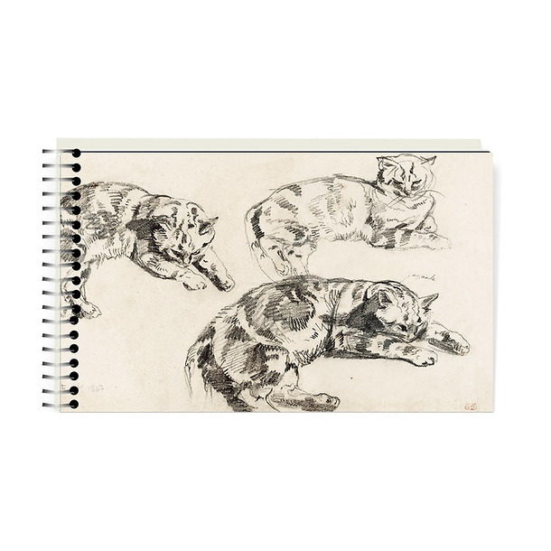 Bloc de dessin 30 feuilles - Eugène Delacroix