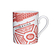 Turgot Map of Paris Mug - Tuileries (Red)