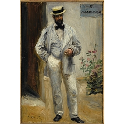 Portrait of Charles Le Coeur (1830-1906), architect, brother of the painter Jules Le Coeur, friend of Renoir