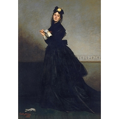 La Dame au gant. Mme Carolus-Duran, née Pauline Croizette (1839-1912), peintre