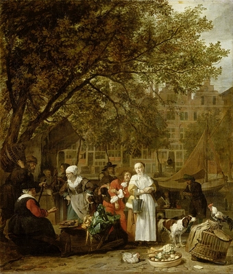 Le Marché aux herbes d'Amsterdam