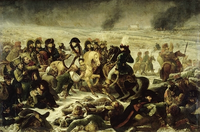 Napoléon Ier sur le champ de bataille d'Eylau (9 février 1807)