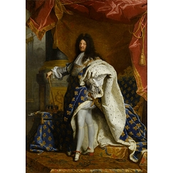 Louis XIV, roi de France, portrait en pied en costume royal