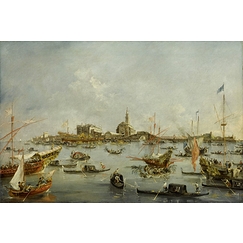 The Doge on the Bucentaur, in San Nicolo di Lido in Venice, on the day of the ascent