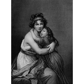Mrs Vigée-Le Brun and her daughter, Jeanne-Lucie, known as Julie