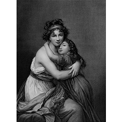 Mrs Vigée-Le Brun and her daughter, Jeanne-Lucie, known as Julie