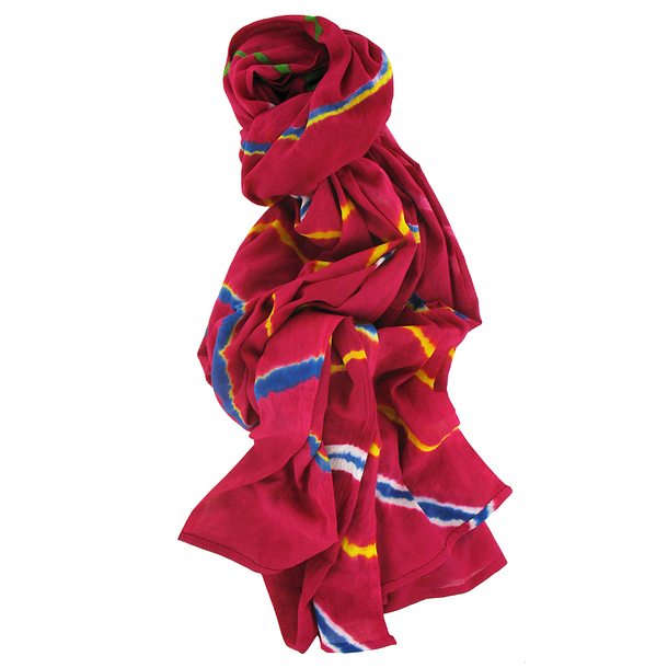 Tie and Dye Stole - Multicolor