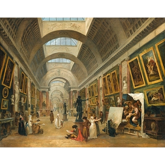 Projet d'aménagement de la Grande Galerie du Louvre en 1796