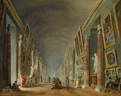 La Grande Galerie, entre 1801 et 1805